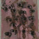 Untitled, mixed media on paper, 29 x 24 cm, 2011