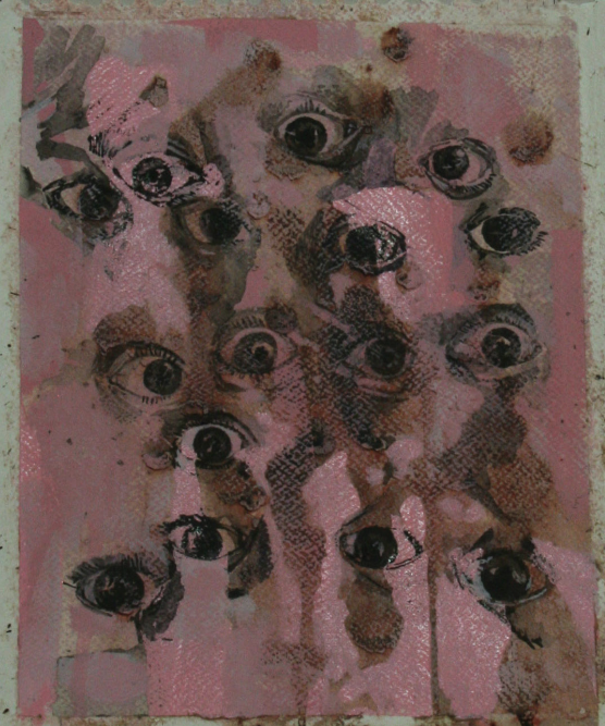 Untitled, mixed media on paper, 29 x 24 cm, 2011